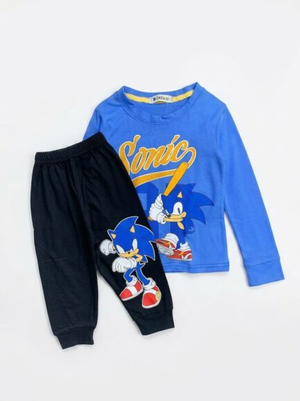 Kids' Sonic the Hedgehog Blue & Navy Pajama Set