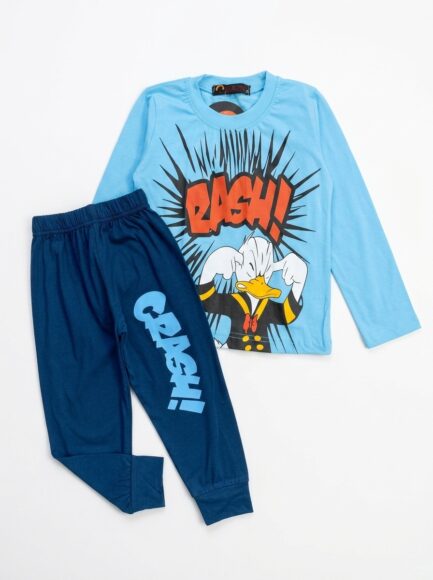 Kids' Donald Duck Light Blue & Navy Pajama Set