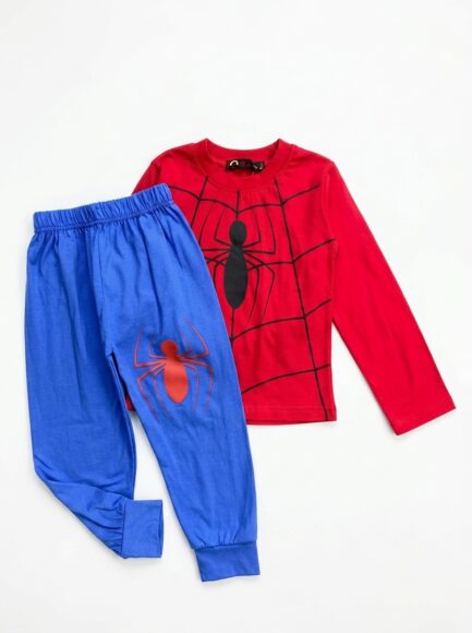 Kids' Spider-Man Classic Suit Red & Blue Pajama Set