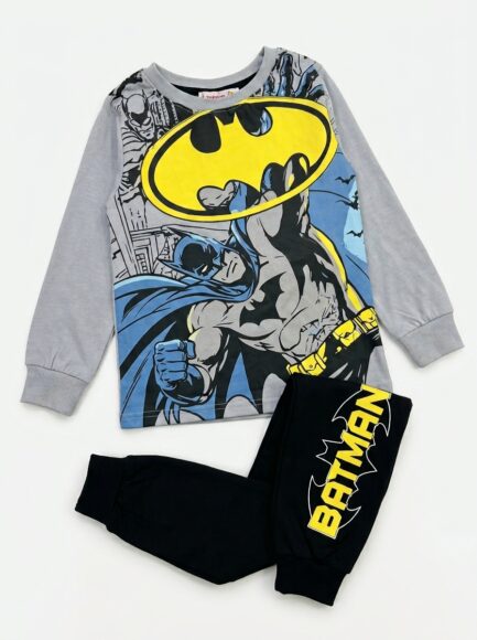 Boys' Batman Superhero Long Pajama Set