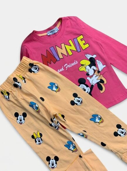 Girls' Minnie and Friends Long Pajama Set