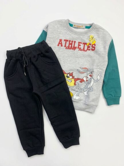 Kids' Looney Tunes Athletes Sweatshirt & Joggers Set