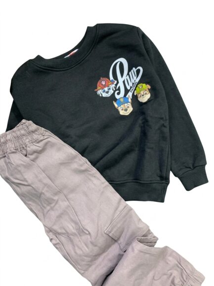 Boys' Paw Patrol Two-Piece Sweatshirt & Cargo Pants Set