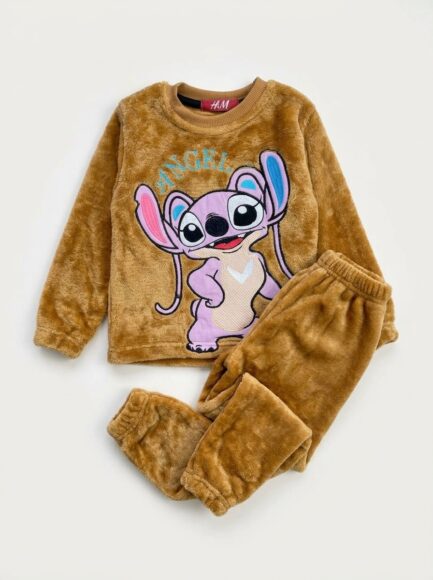 Kids' Angel Character Plush Pajama Set