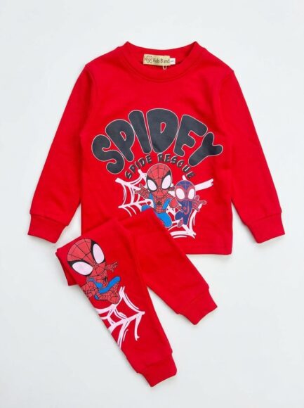 Kids' Red Spidey Graphic Sweatshirt & Joggers Set