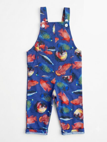 Cotton Floral Print Kids Shorts Romper