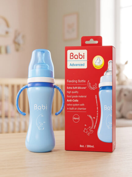 Anti-Colic Soft Silicone Baby Feeding Bottle – 250ml